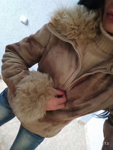 Ostale jakne, kaputi, prsluci: Nude jakna sa krznom, nova, S — 4