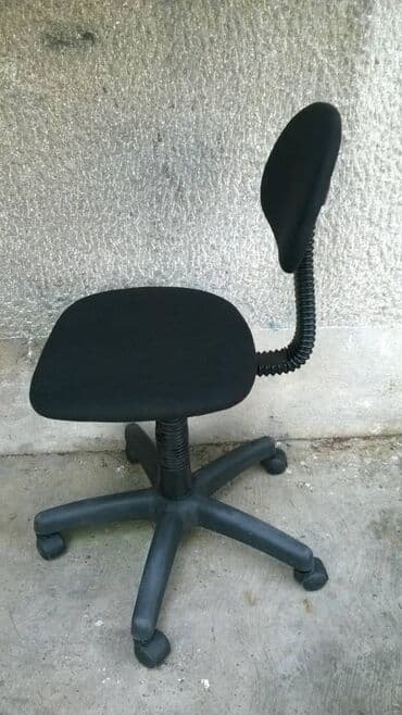 ikea cipelarnik crni: Daktilo stolica na podizanje,crni mebl stof,visina max. 49, min. 36 — 3