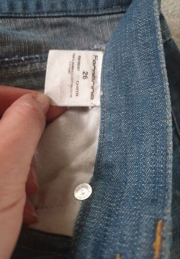 push up pantalone: FORNARINA NOVE XS fazonske farmerke, original ! Sa zakrpama — 5