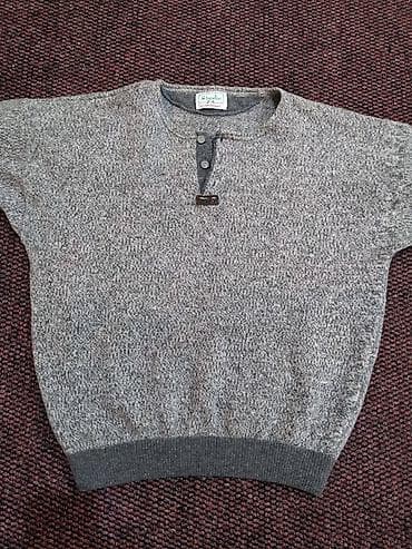 dzemper rolka: Džemper, Benetton, bоја - Siva, Vuna — 5