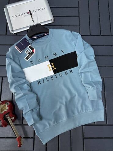 tommy hilfiger d: Muški duksevi – Moncler i Tommy Hilfiger - Modeli: klasični kružni — 4