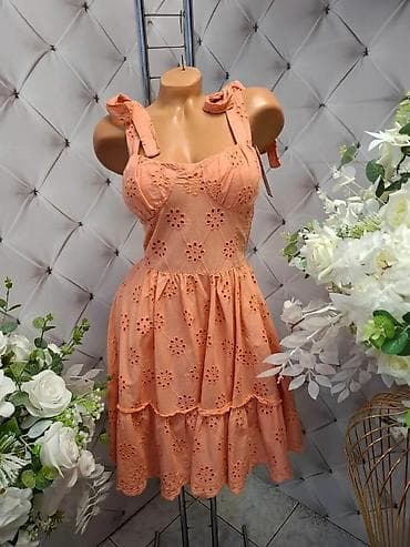 Haljine: Letnja haljina sa vezenim rupičastim dezenom (broderie anglaise) - — 2