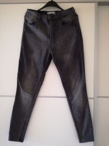 muške pidžame c a: Pull&Bear sive farmerke, sa elastinom. Dubok model. Dužina 92 — 6