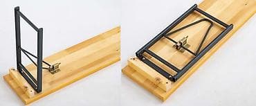 Antique Furniture: SKLOPIVE KLUPE iz DOMAĆE proizvodnje – drvo i metal - Idealno za — 6