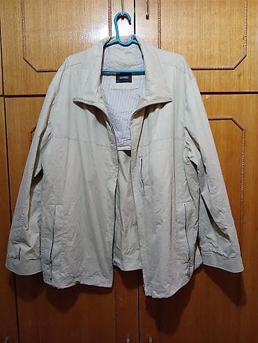 Ostale jakne: Muška jakna STONES – bež - Model: lagana prelazna jakna sa visokim — 2