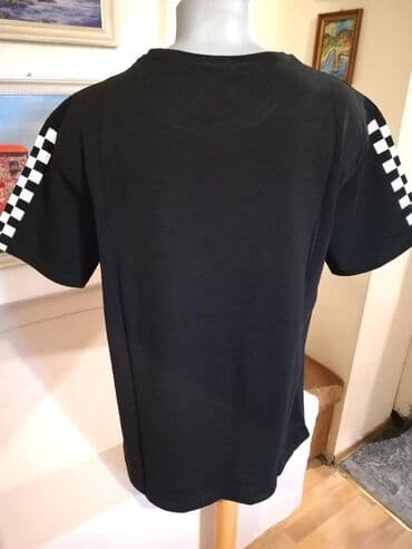 crne letnje pantalone: Nova muska pamucna majica Trendy Brand u velikom broju 3XL 4XL — 5