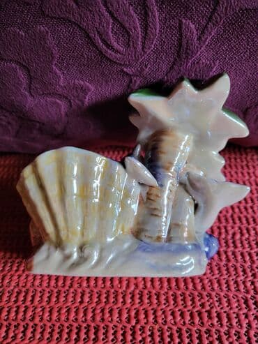 ljuljaska jaje dimenzije: Porcelanska nova figura za jaje cuvarkucu,delfini — 7