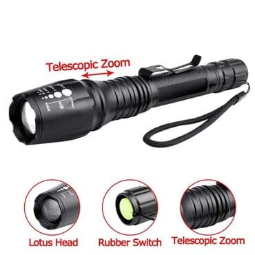 radio lampas: Lampa za lov Police T6 100000W komplet Nova Veoma Jaka Led Cree Police — 2