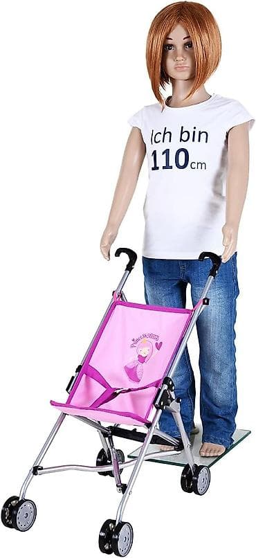 rumi zoi i mira lutke: Kolica za lutke Knorrtoys “Sim” – Princess Pink - Kompaktna, lagana — 2