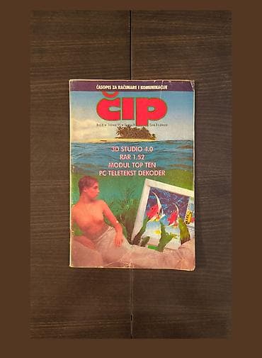 ČIP br. 8 februar 1995 – retro računarski časopis – Pentium, IBM, 3D