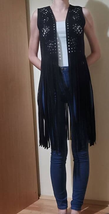 Swimsuits: Ženski crni prsluk. Elegantan prsluk sa resama, veoma zanimljiv — 3