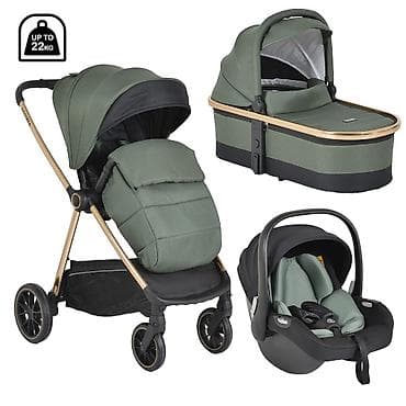 Kolica za bebe: Cangaroo Hydra 3u1 kolica sa i-Size auto sedištem – za bebe od rođenja — 1