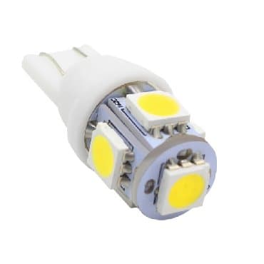 peugeot led logo: Led sijalica T10 SMD5 12v 2w Pogodna za prednju poziciju, osvetlenje — 5