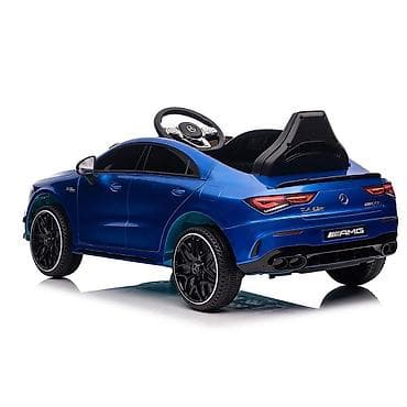 dečije sedište za auto: Mercedes CLA 45 AMG – Plavi | Dečiji auto na akumulator Šifra — 1