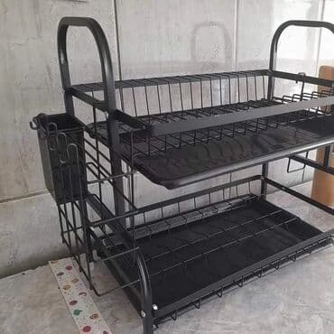 metalac nozevi: Prelepa multifunkcionalna dvoslojna cediljka za sudove sa dve tacne - — 2