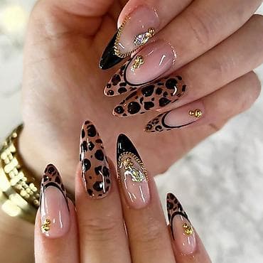 hoteli u lazarevac: Usluga: Profesionalni manikir sa leopard printom i detaljima - — 3