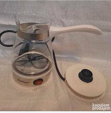 Ostali proizvodi za kuću: Električna staklena džezva za kafu marke Sinboss, model SK-822. Cena — 4