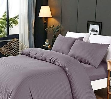 posteljine za decake: Bloomy premium set posteljine – satenski prugasti dizajn - Materijal — 5