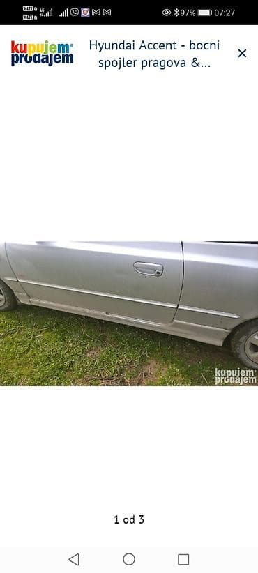 klima za auto na upaljac: Hyundai branik – zadnji (sa reflektorom), siva/srebrna boja. - — 5