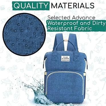 benetton za bebe: Multifunkcionalni ranac za mame i bebe – 2u1 torba + prenosivi — 3