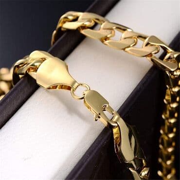 muski srebrni lancici: Lanac debljina 5mm duzina 50cm 1400 din — 4