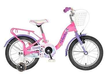 tetris cena: Bicikl kids Visitor Unicorn 16" 9" V-brake kontra 105–125 cm (16") — 2