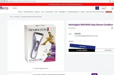 silvercrest lampa za nokte: *** AKCIJA *** 1526 Aku Bežični električni brijač za žene REMINGTON; — 7