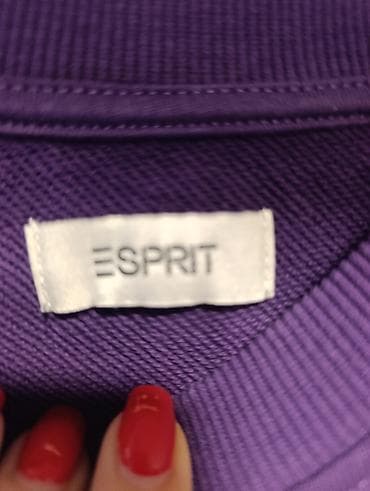 pink odelo: Esprit uniseks dukserica – ljubičasta - Model: klasična dukserica sa — 4