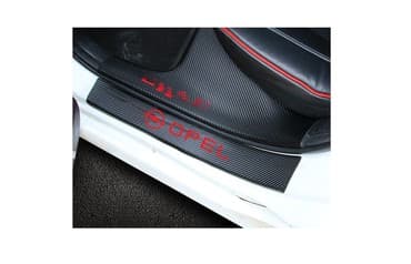 Tuning oprema: Nalepnice za automobil - karbon OPEL Set od 4 nalepnice za prag — 1