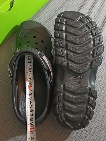 opposite kucne papuce: Crocs All-Terrain klompe -sandale – crne,nove, original broj45/46-M11 — 2