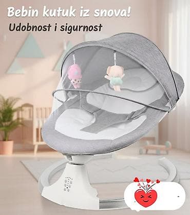 7990 din ✨ Električna njihalica za bebe – mir i osmeh u svakom domu! ✨