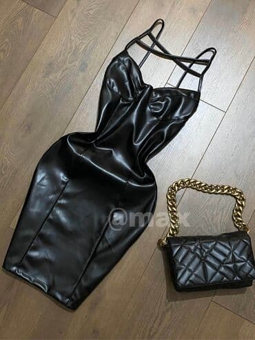 haljina od vestacke koze: 🧿New,,La Venue’’ Dress x zara🧿 Velicine:S M L Model Dostupan Samo u — 1