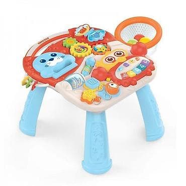 pepco garderoba za bebe: KIKKA BOO Wobble Fun 2u1 – muzička guralica/hodalica i sto za igru — 3
