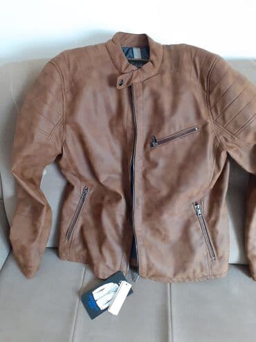 jakne sa prirodnim krznom: Leather jacket Genuine leather, XL (EU 54), Lc Waikiki, color - Brown — 4