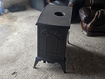 plafonska sušilica za veš: Kamin peć na čvrsto gorivo – slobodnostojeća - Materijal: liveno — 5