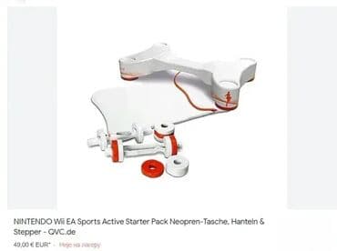 nintendo oled cena: *** AKCIJA *** 0116 Wii - Ea Sports Active Starter Pack; **Potpuno — 1