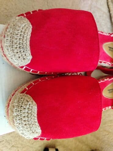 espadrile sa platformom: Espadrile, Safran, 37 — 5