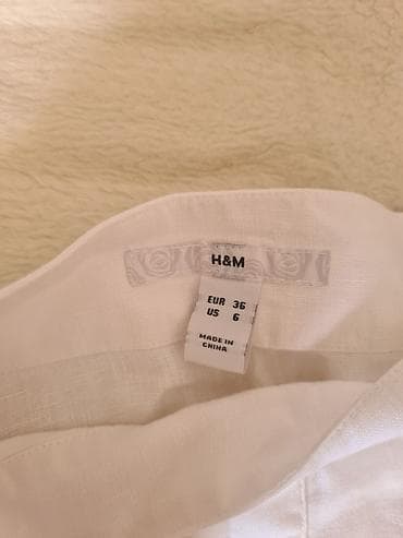deichmann sandale platforma: H&M suknja – bela, midi dužina. - Model sa prednjim — 2