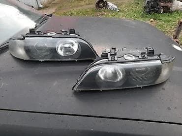 sa staklom: BMW E39 HELLA XENON FAROVI | Dobro stanje svi drzaci sve celo — 4