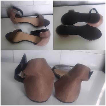 carmela sandale: H&M braon sandale - Veličina: 39 - Materijal: kombinacija — 3