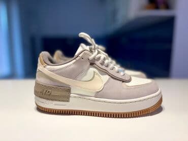 Sandals: Nike, 37.5, color - Beige — 3