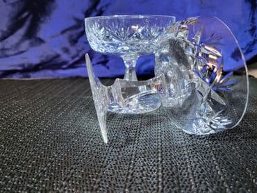 case za zestoko pice: Case nove za dvoje,kristal,rucni rad za zestoko pice iz 70ih. Case — 7