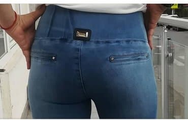pantalone od vestacke koze: M (EU 38) — 1