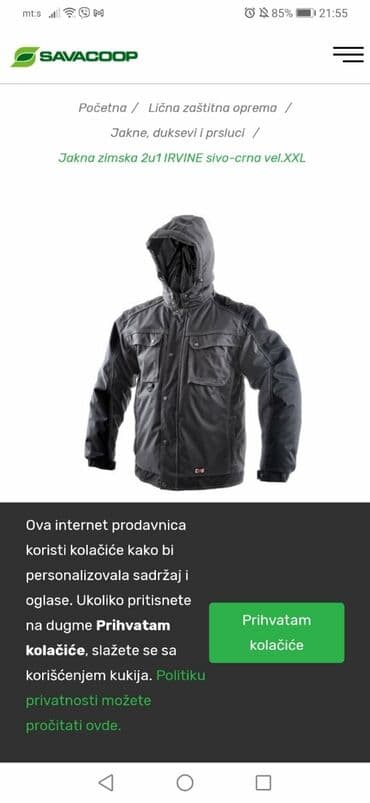 Houseplants: Muska zimska jakna(radna) Jakna odgovara L velicini. Na poslednjoj — 5