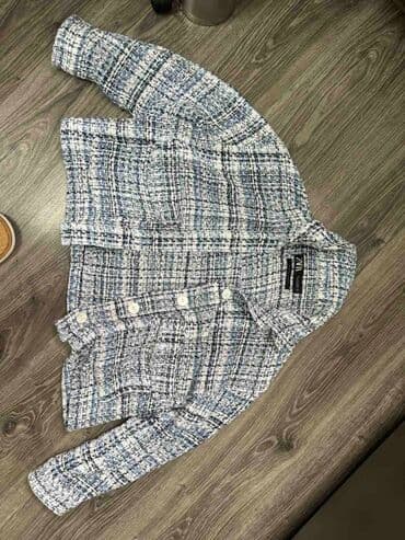 zara helanke sa slicem: Zara, M (EU 38), Plaid — 3