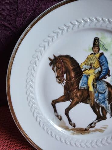 držač za mirisne štapiće: Tanjir nov za zid 1940g+ Bavaria Tirschenreith porcelan. Tanjir bes — 4