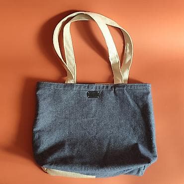 torbe od platna: Platnena torba – patchwork dizajn - Materijal: kombinacija teksasa — 7