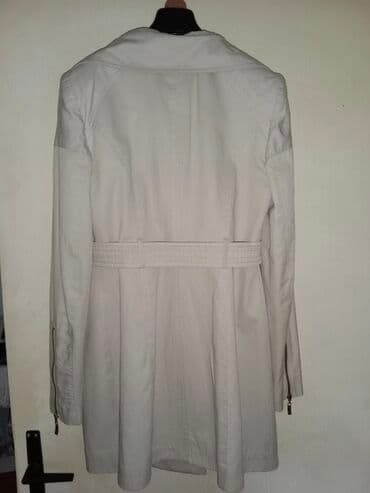 parka h m: M, With lining, Single-colored, color - Beige — 2