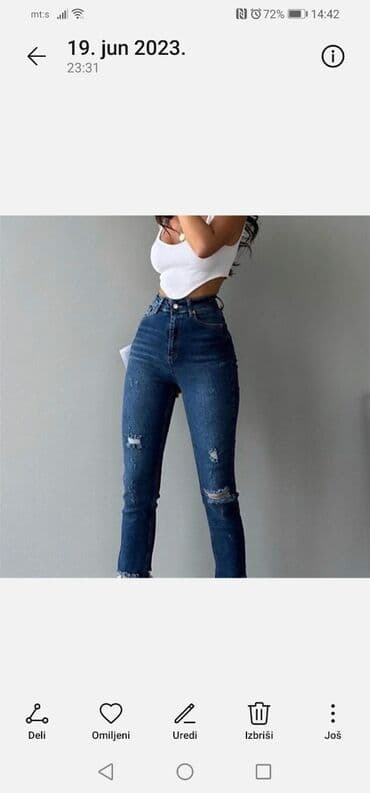 Skirts: Farmerice jednom nošene
Vel 27
BUKVALNO nove — 1