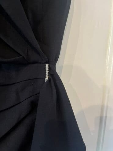 crop top h m: S, color - Black, Evening, Without sleeves — 2